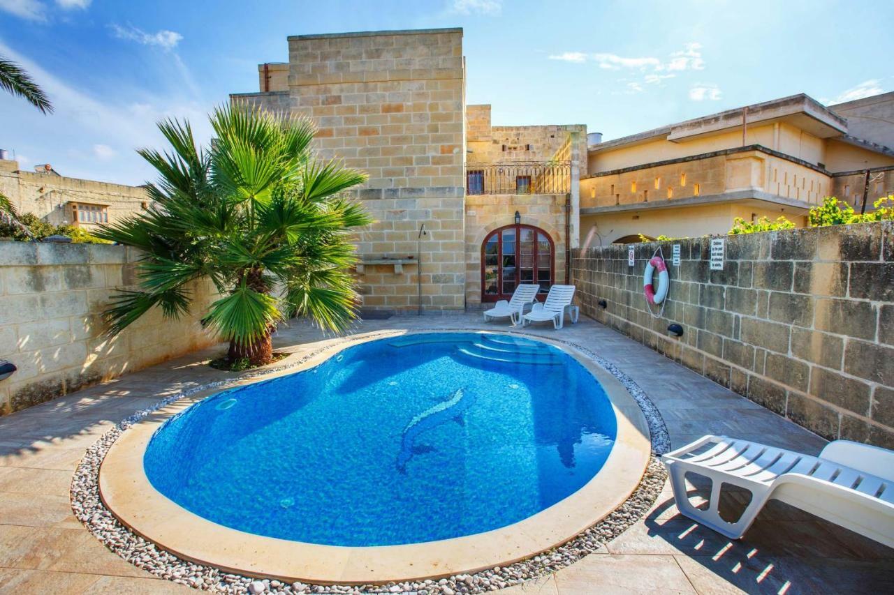 Il-Veduta Holiday Farmhouse With Sunny Private Pool In Island Of Gozo Għarb Екстериор снимка