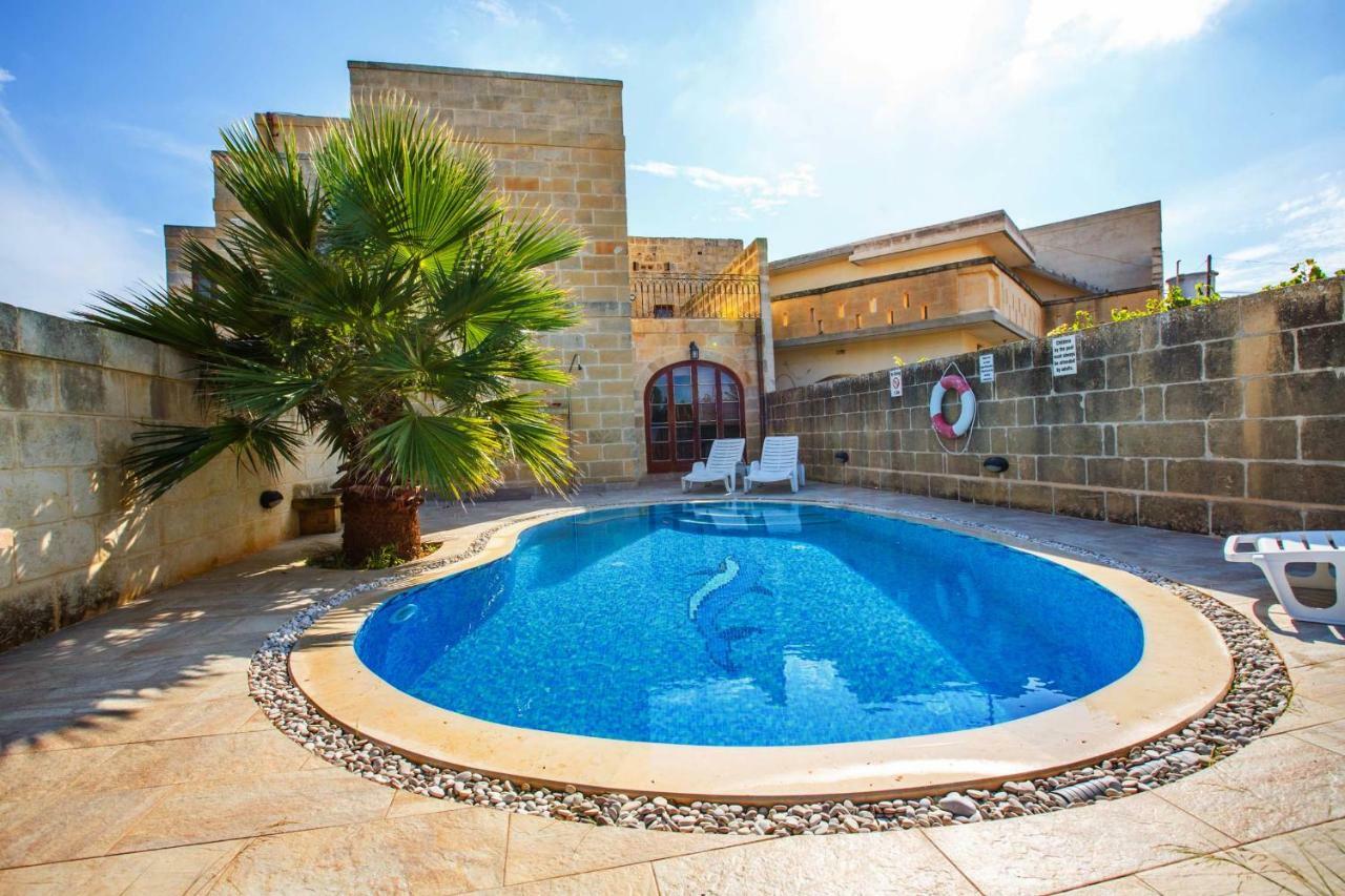 Il-Veduta Holiday Farmhouse With Sunny Private Pool In Island Of Gozo Għarb Екстериор снимка